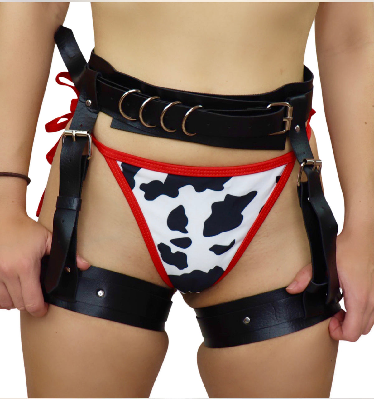 WE COULD BLACK WAIST HARNESS