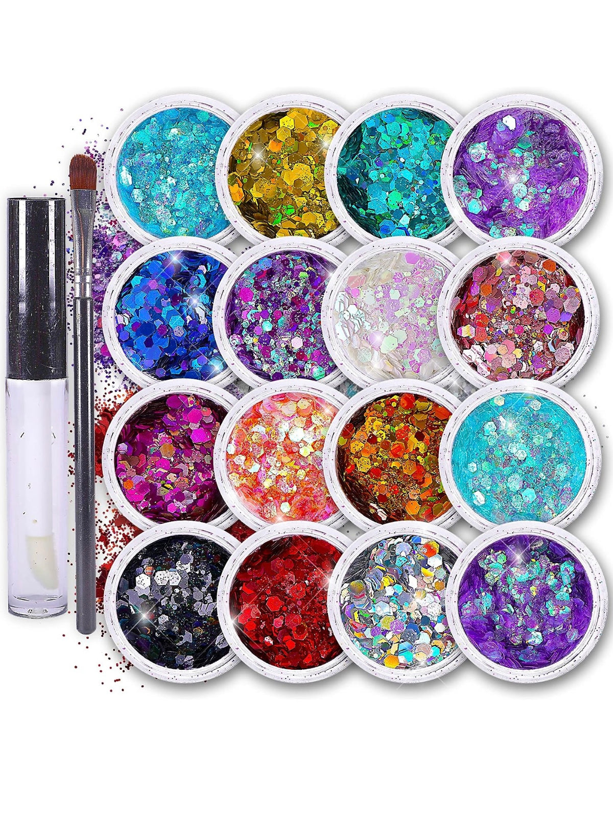 Chunky Holographic Body Glitter Pack