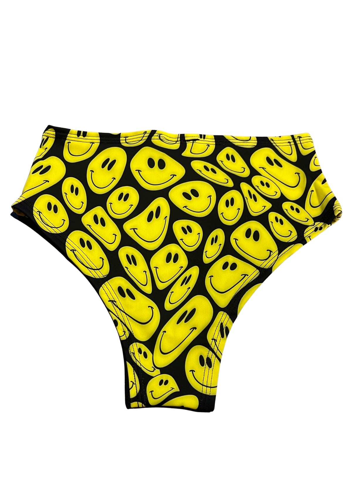 Yellow Smiley High Waisted Bottoms