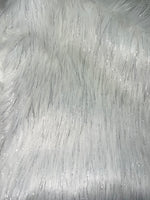 White and Silver Fur Coat