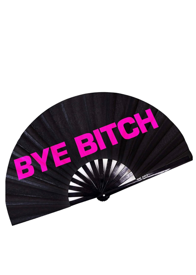 Bye B*TCH Large Hand Fan