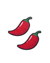 Chili Pepper Pasties in Spicy Red