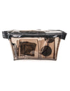 Black Transparent Crystal Clear Fanny Pack