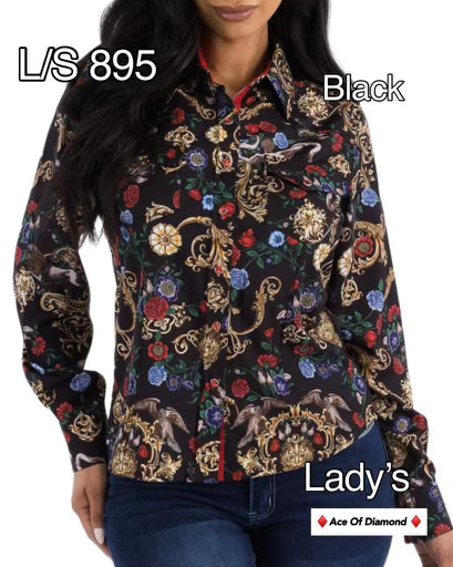 L/S 895 Snap Button Shirt