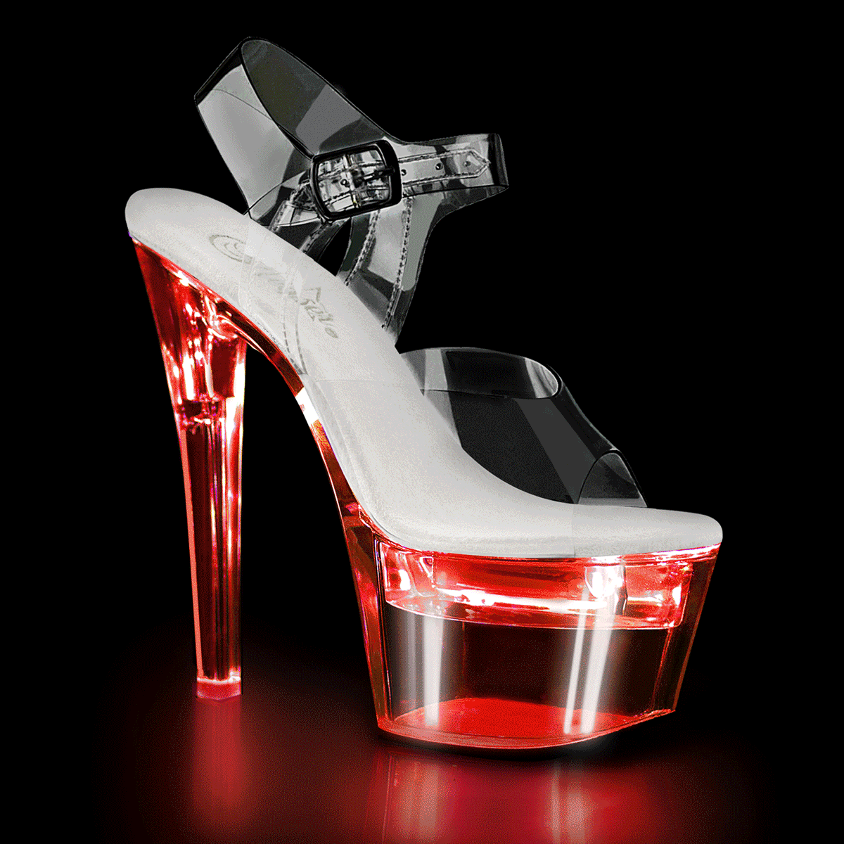 LED Illuminated Ankle Strap Sandal