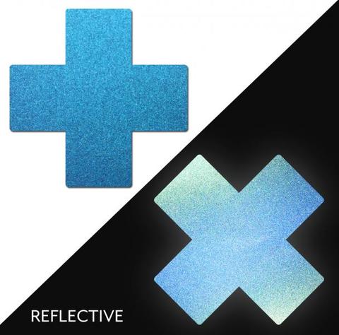 Plus X: REFLECTIVE PLUS X - BLUE