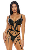 Sweet Spot Cheetah Print Bustier Set