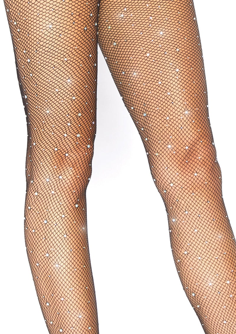 Crystalized Fishnet Tights