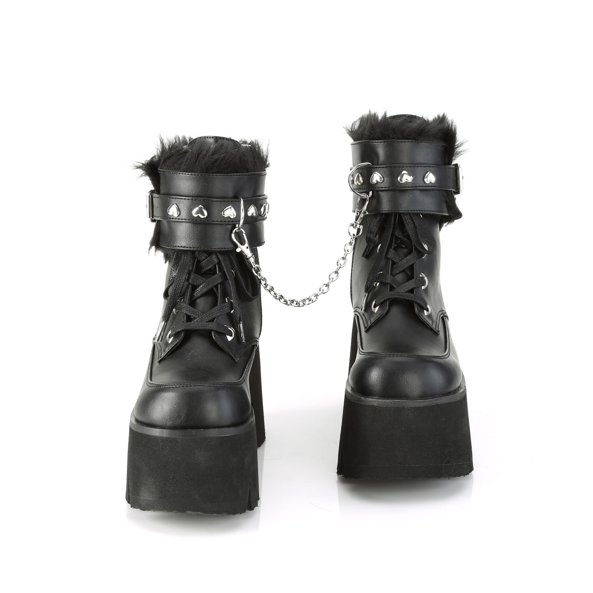 Ashes Cuffed Up Platform Boots
