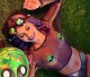 Alien: Neon/Glow in Dark Green & Purple Pasties