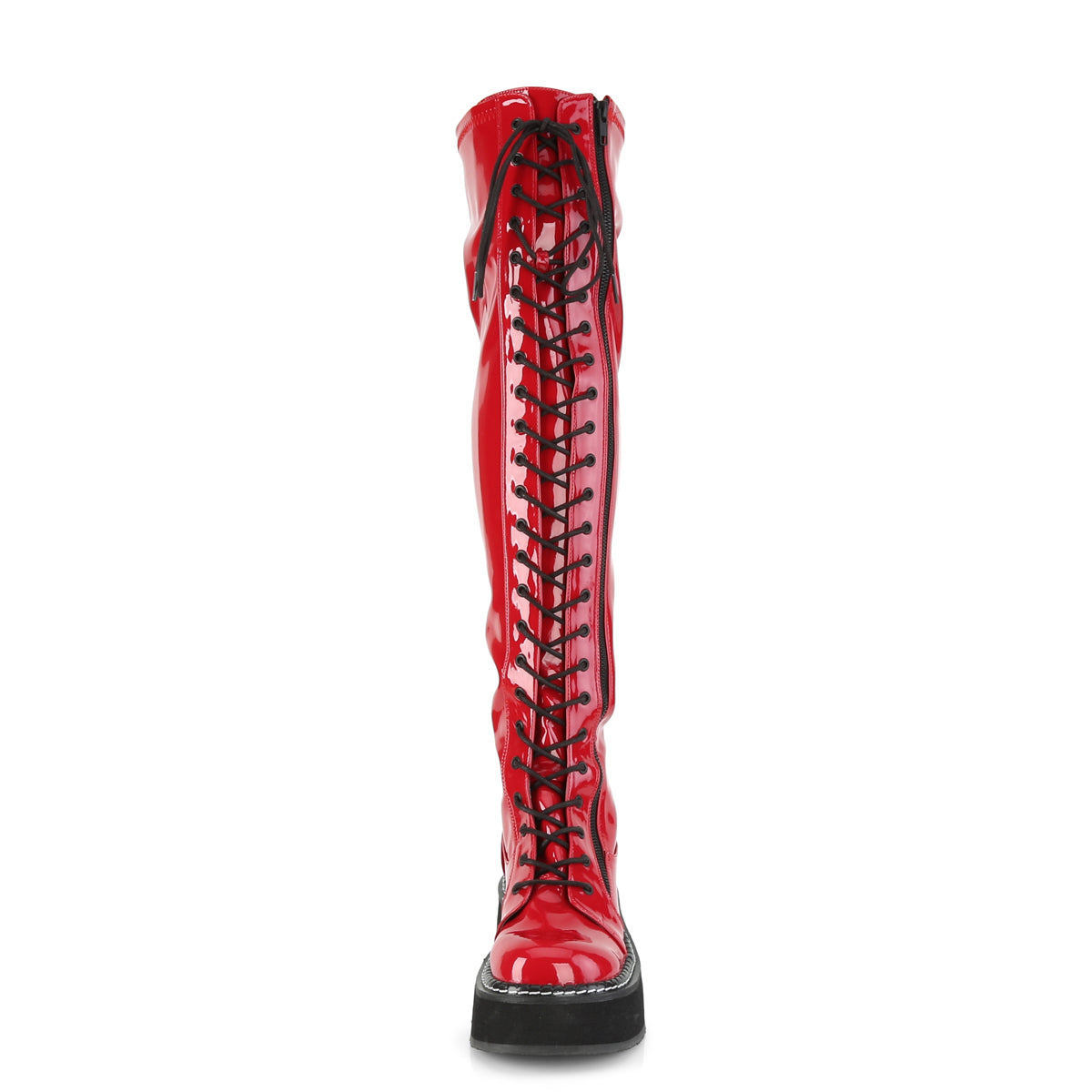 HEY EMILY/ THIGH HIGH BOOTS-RED