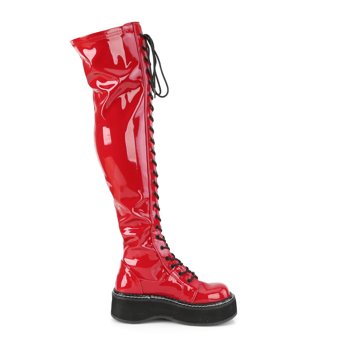 HEY EMILY/ THIGH HIGH BOOTS-RED