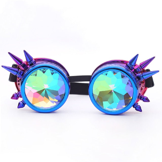 Kaleidoscope Spiked Goggles
