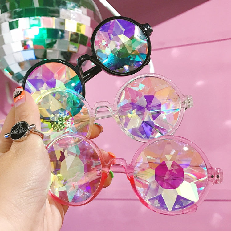 Rounded Kaleidoscope Glasses