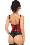 Lavish Red Patent Open Cup Underwire Waist Cincher