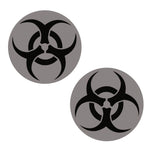 BIOHAZARD TOXIC Reflective Black Glitter Pasties