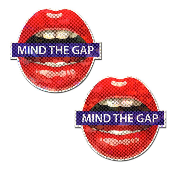 Mind the Gap: London UK Lips Nipple Pasties