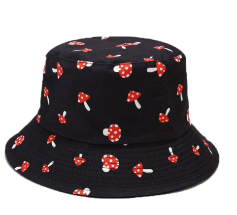 SHROOMZ BUCKET HAT BLACK