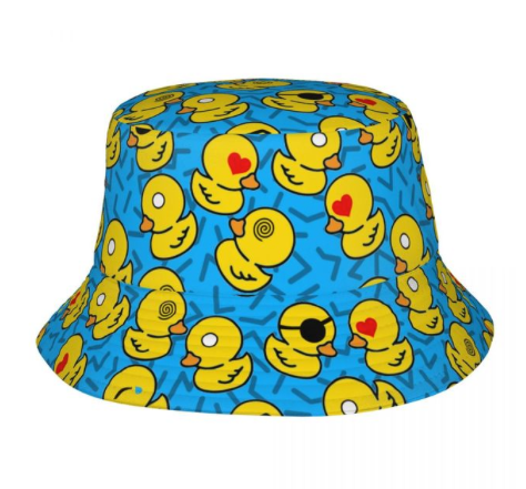 Rubber Ducky Blue  Bucket Hat
