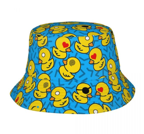 Rubber Ducky Blue Bucket Hat Raveland