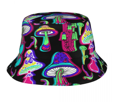 Trippy Mushroom Bucket Hat