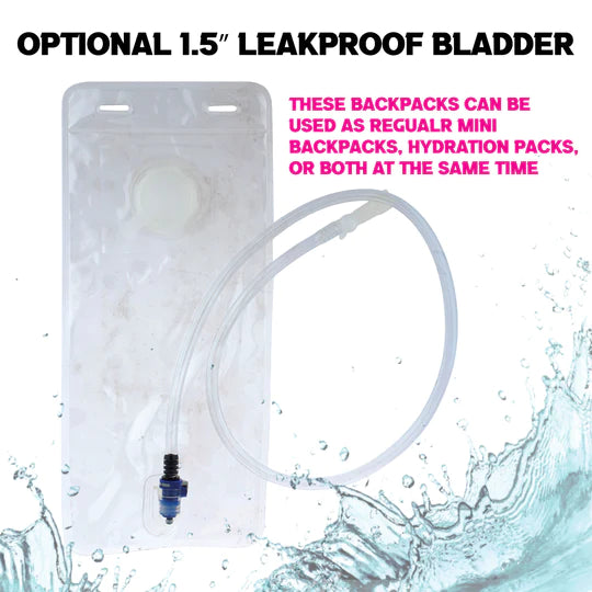 Shadzy Bubble Wrapped hydration Backpack