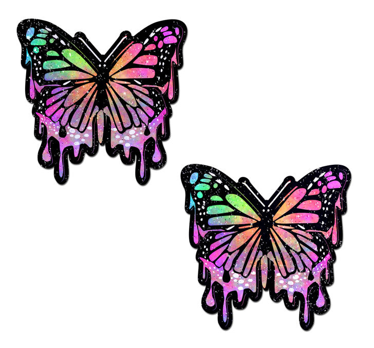 Butterfly Melt Trippy Glitter Nipple Pasties