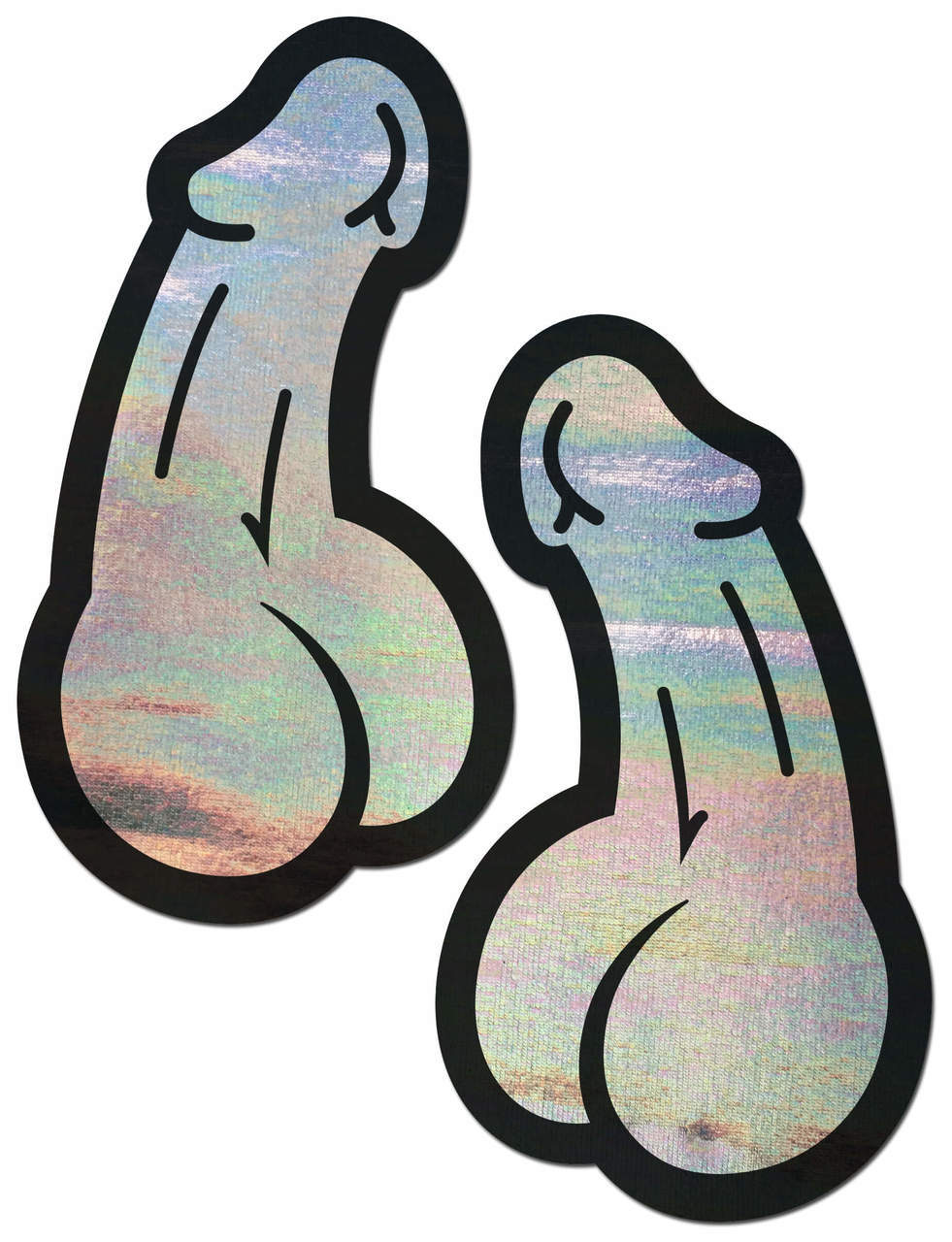 Penis: Holographic Silver Dick