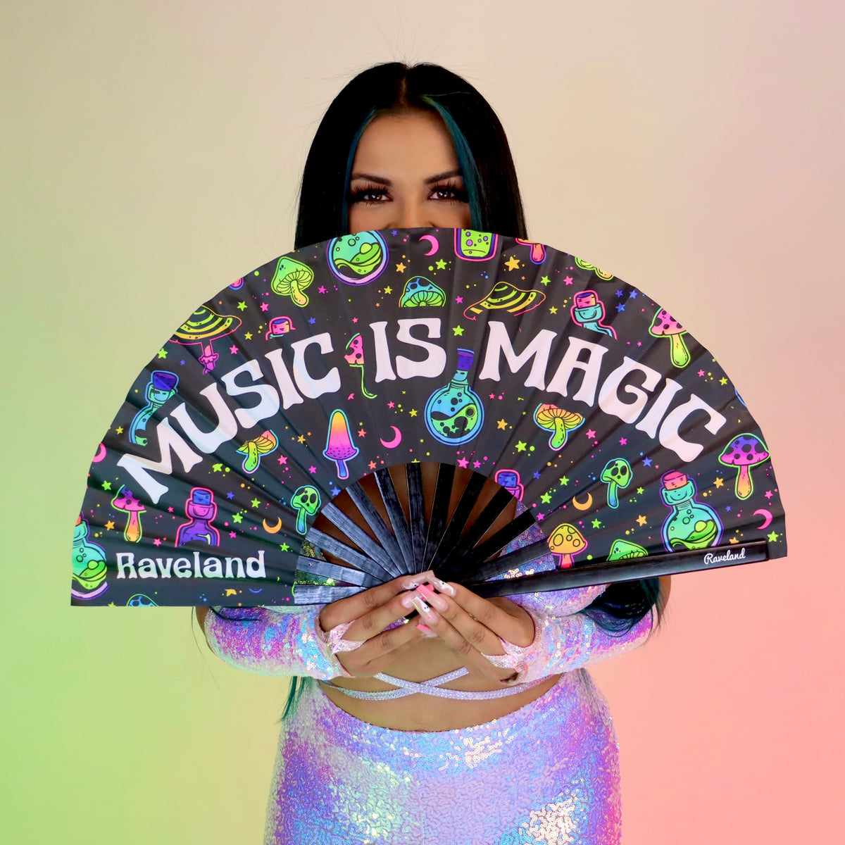 Music Is Magic Hand Fan