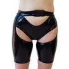 LOVELY LATEX ASAP BUCKLED SHORT CHAPS