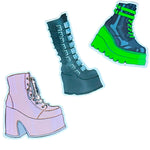3PC SHOE STICKERS