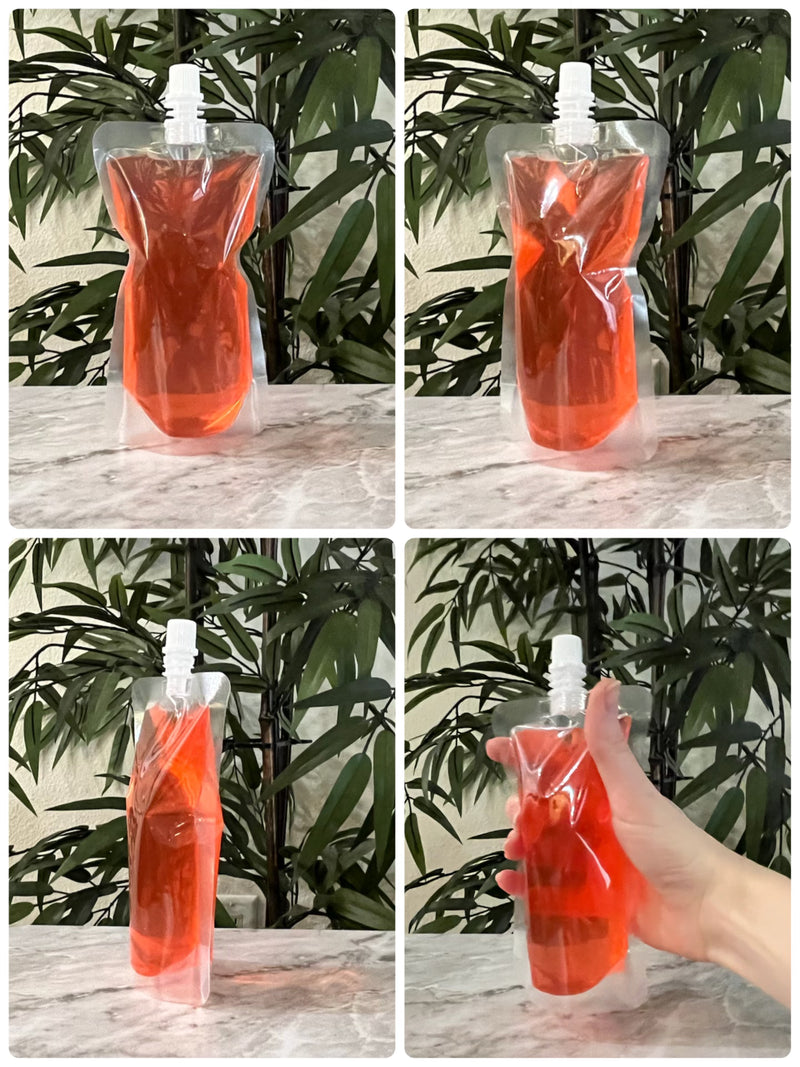 2PC PLASTIC FLASK SET