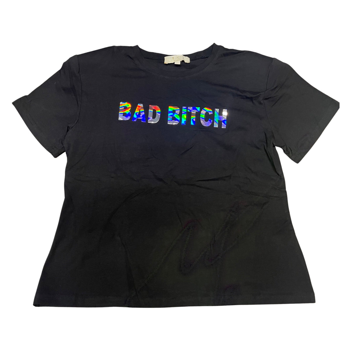 JUST BAD BLACK CHAINED SHIRT