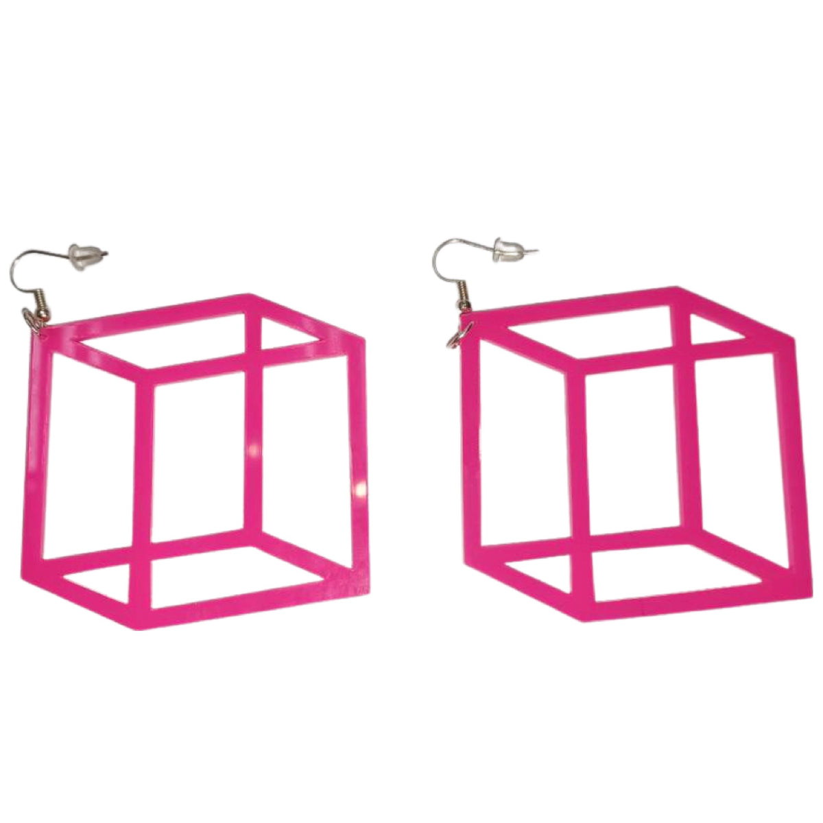 Boxed Up Pink Earrings