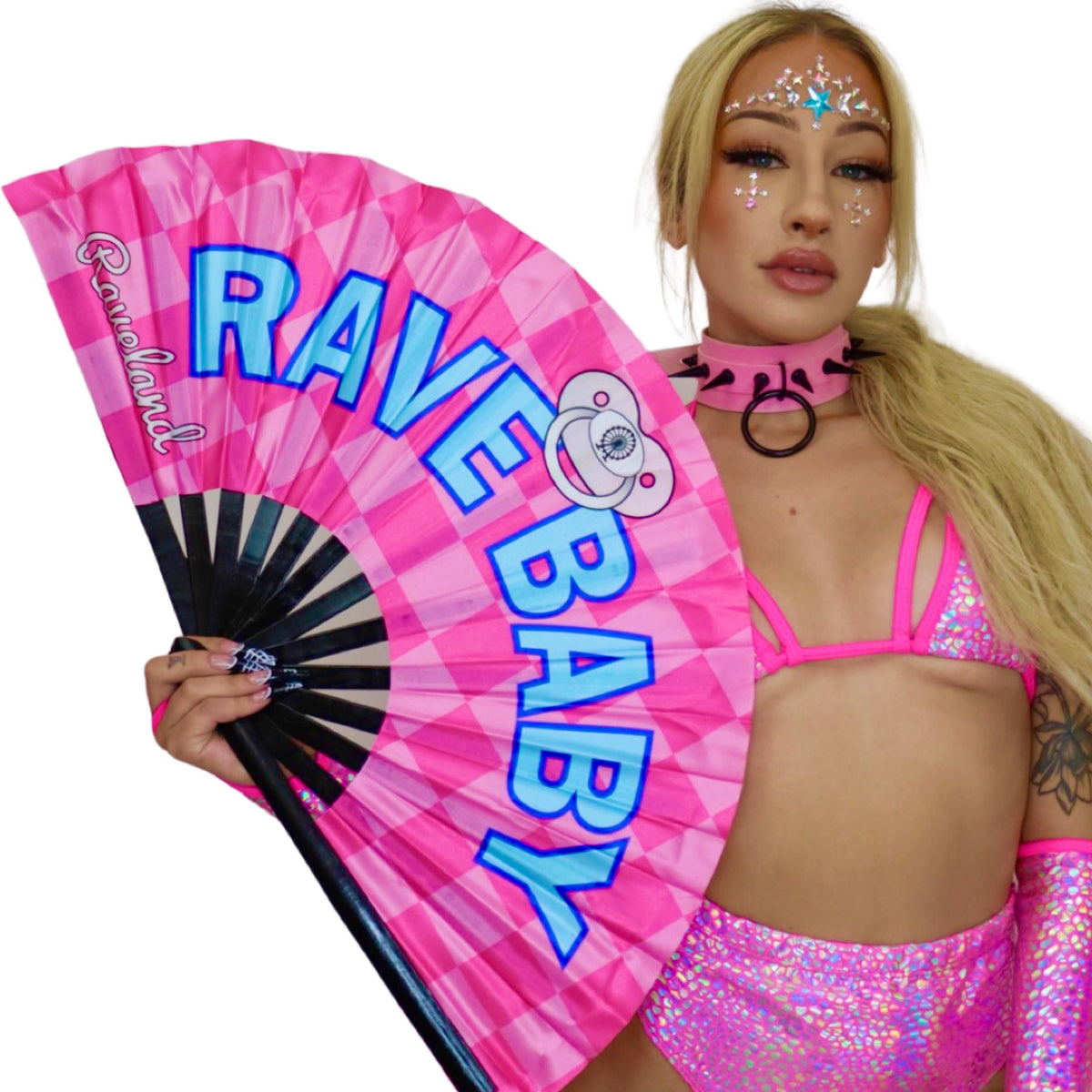 Rave Baby Hand Fan