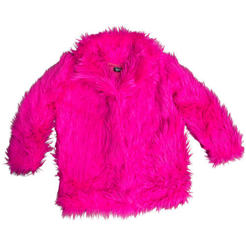 Fuchsia Fur Coat
