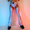 Retro Glitter Buckled Chaps