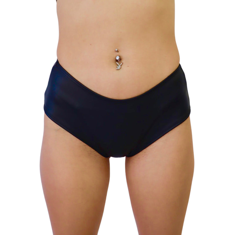 Matte Black Cheeky Bottoms