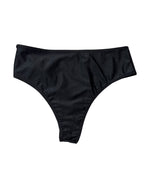 Plain Spandex High-waisted Brazilian Bottoms