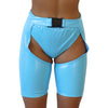 LOVELY LATEX ASAP BUCKLED SHORT CHAPS