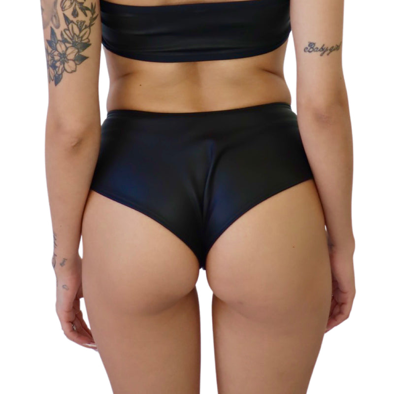 Matte Black Cheeky Bottoms