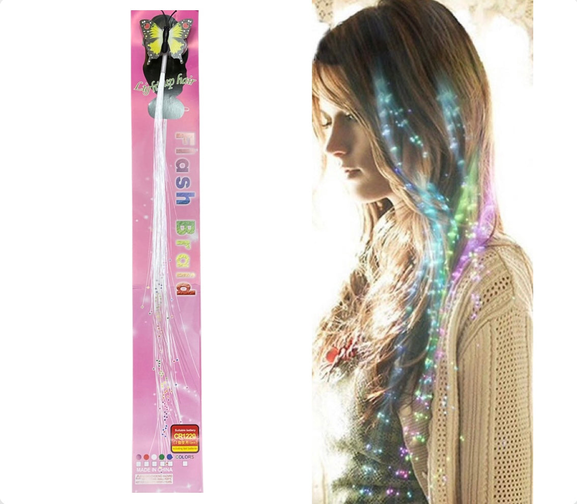 LED Butterfly Hair Extension, 1 Piece