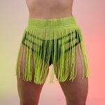 FLASH NEON GREEN DIAMOND SKIRT