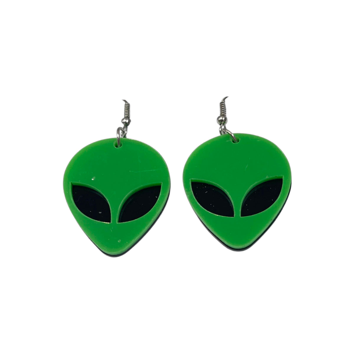 Green Alien Earring
