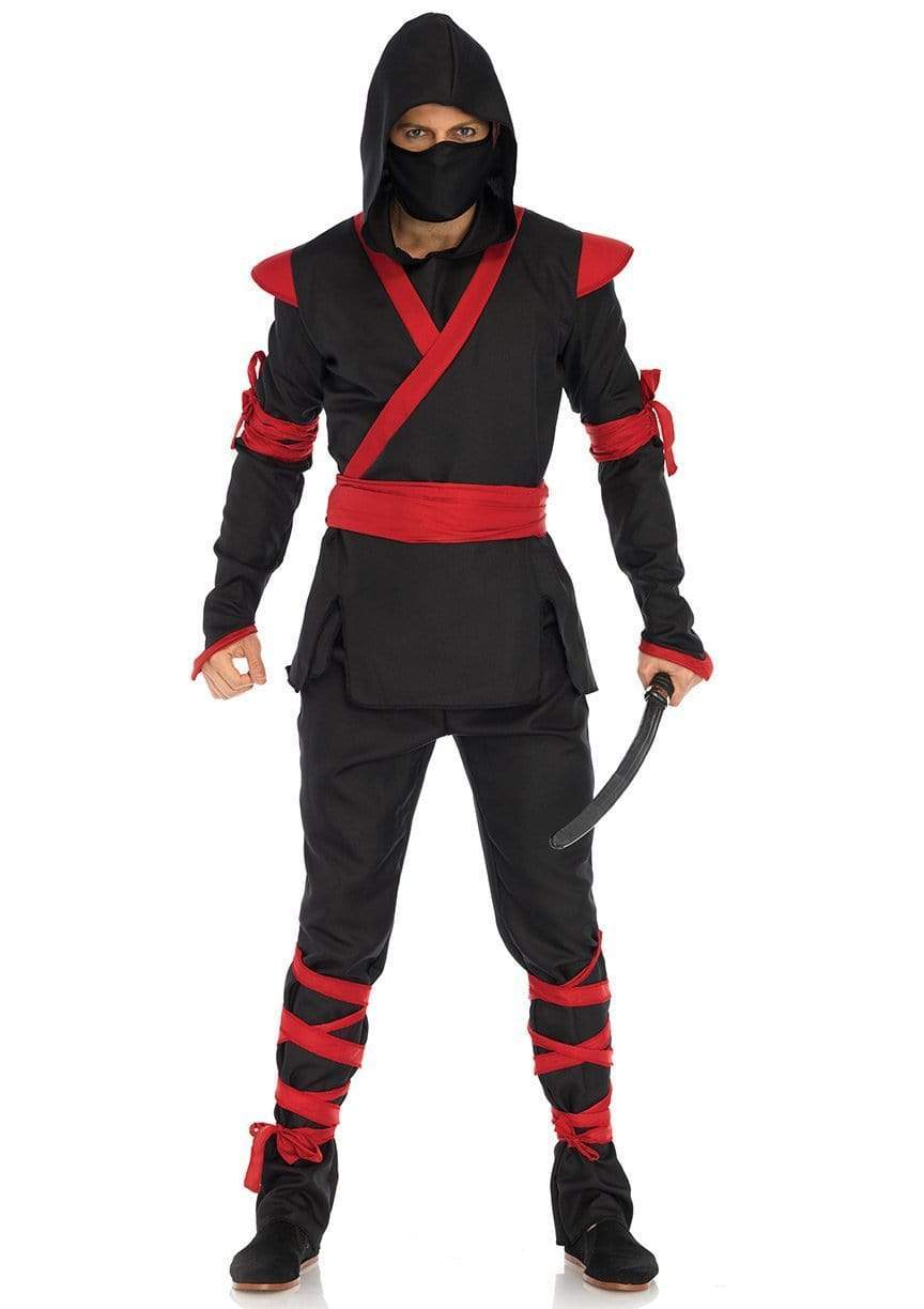 Scarlet Shadow Red Ninja Men Costume - Medium by The Costume Land