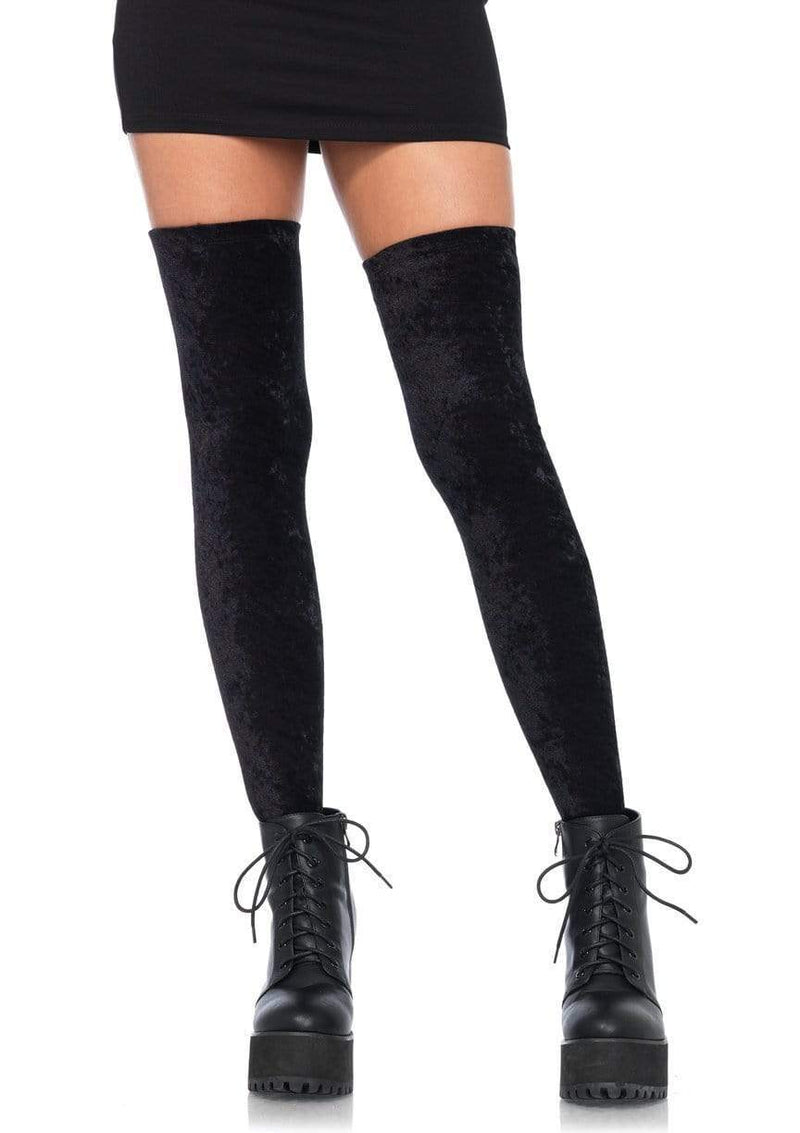 Velvet Thigh Highs