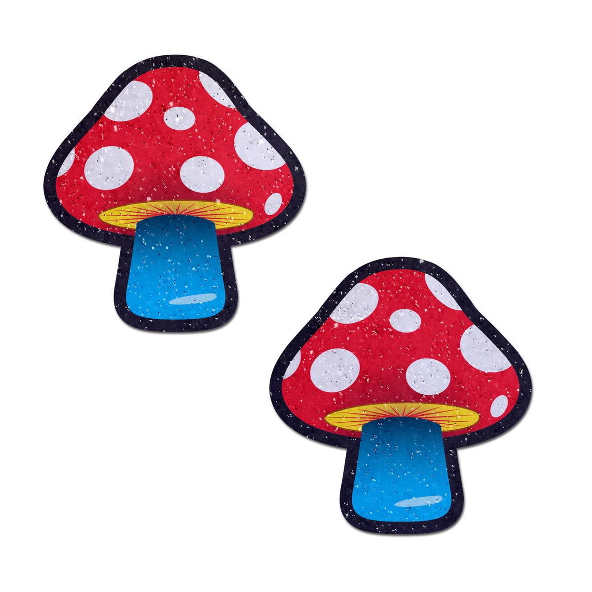 Mushroom: Colorful Shroom Nipple Pasties