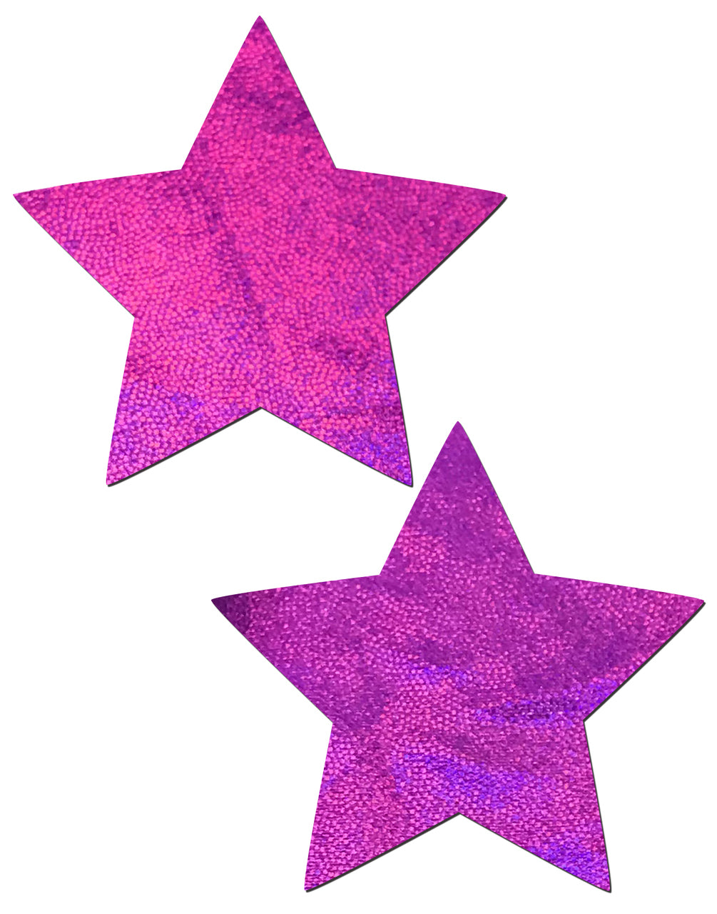 Star: Pink Holographic Star Nipple Pasties