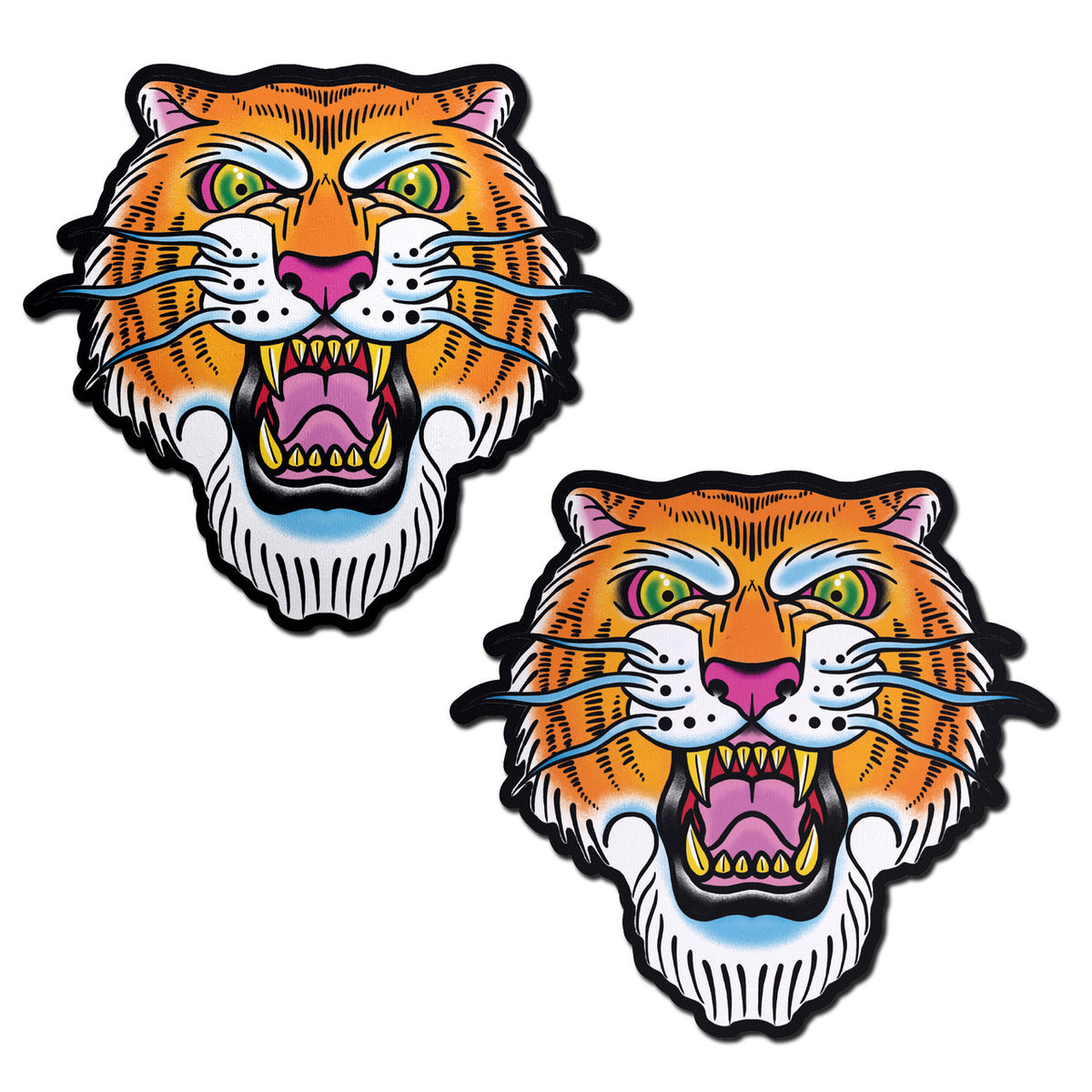 Tiger: Ferocious Tattoo Jungle Cat Diamond Thom